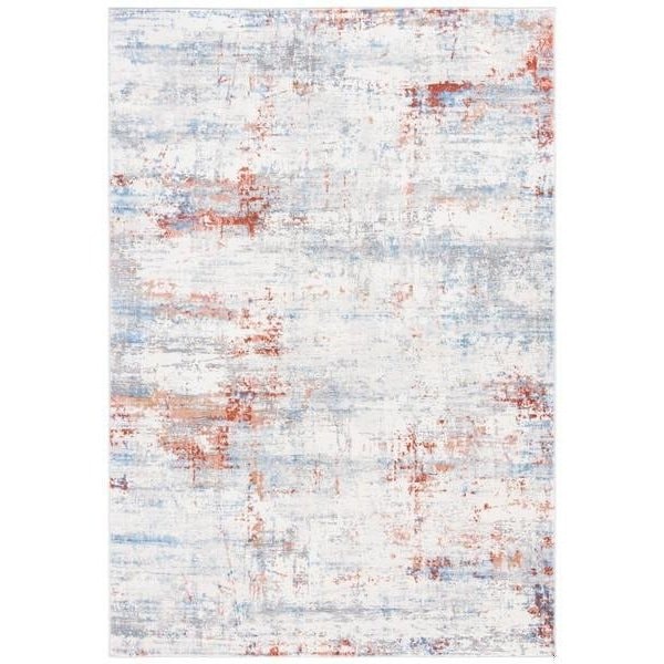 Safavieh 8 x 10 ft. Amelia Rectangle Area Rug, Ivory & Rust ALA448B-8 - main